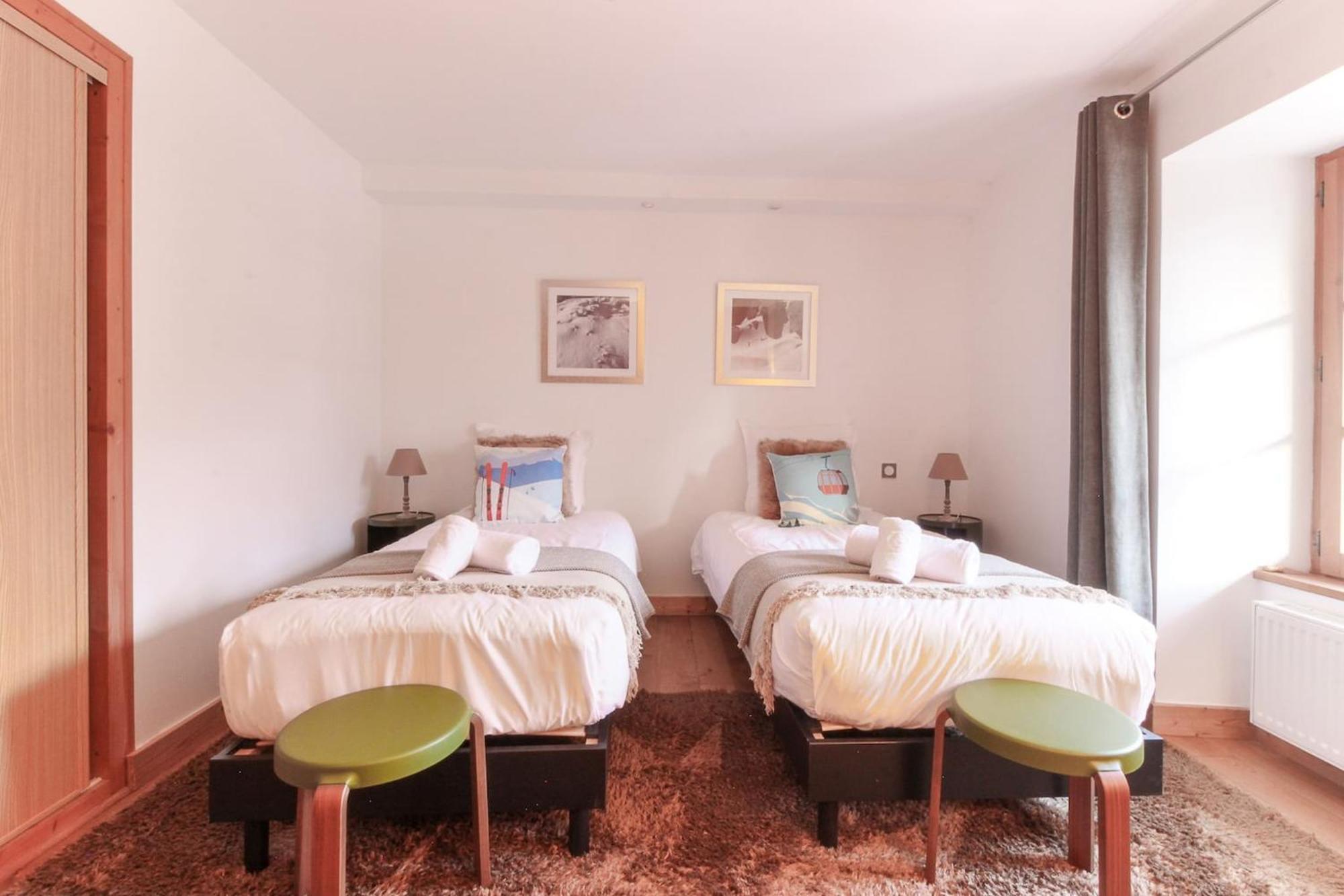 Ferienwohnung Les Alpins - Centre De Chamonix - Renove Avec Jardin Et Vue Imprenable Sur Le Montblanc Exterior foto